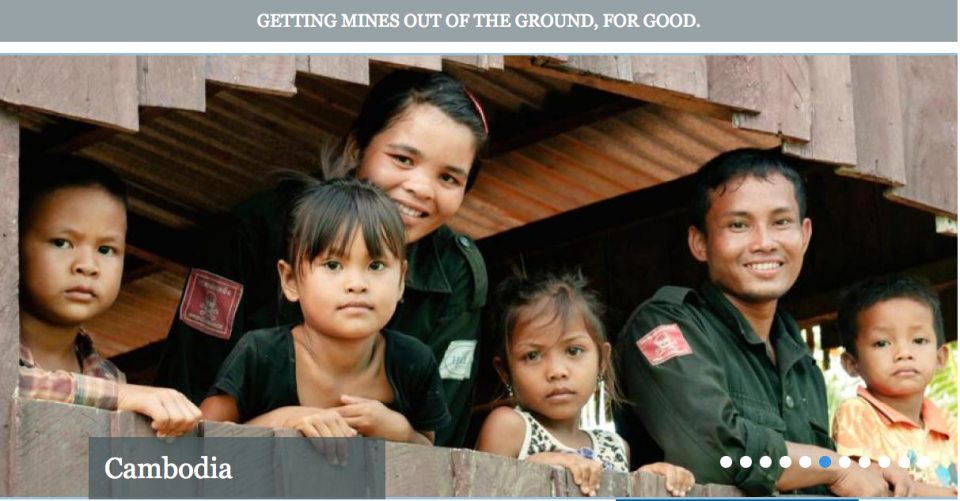 Cambodia Halo trust land mines